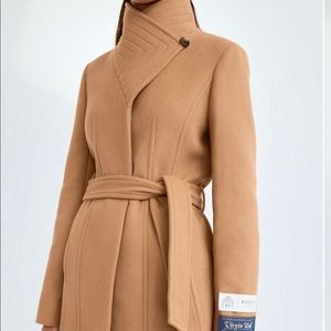 Aritzia Tan Pea Coat